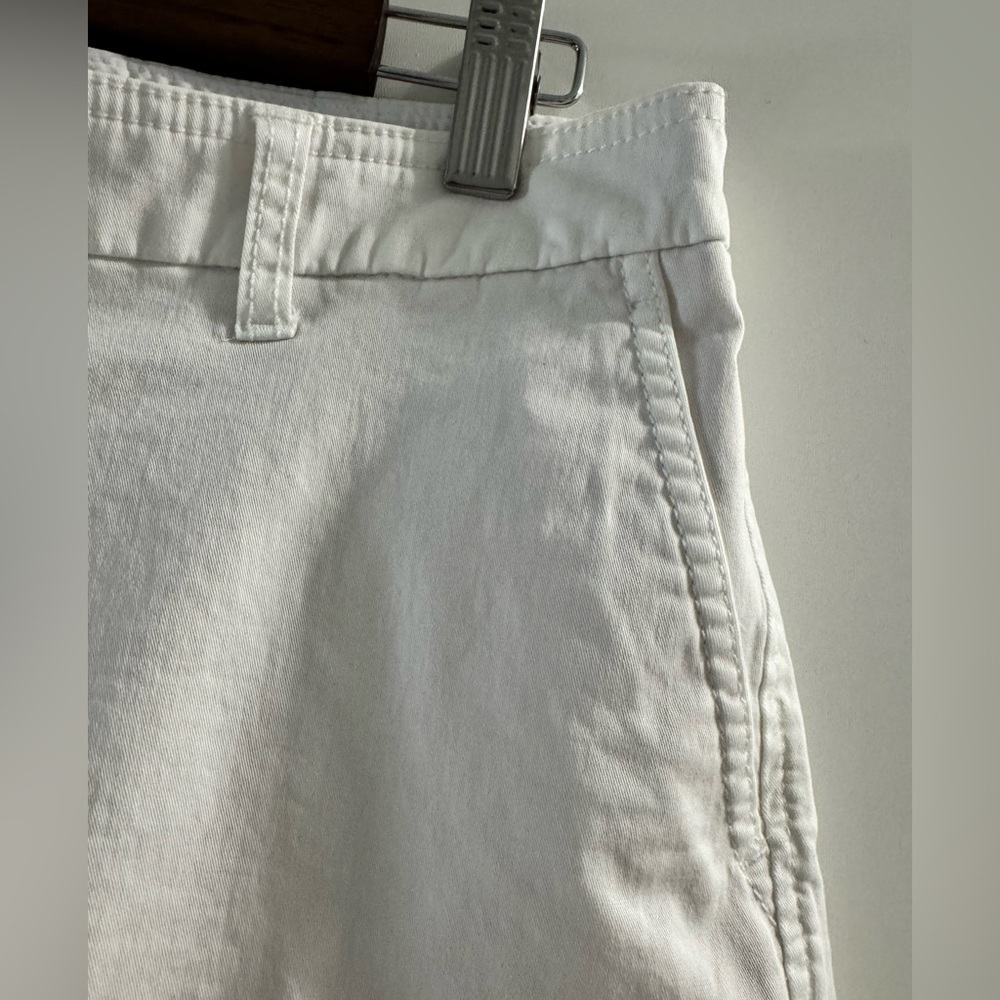 Boden White Cotton Chino Shorts - Picture 4 of 11